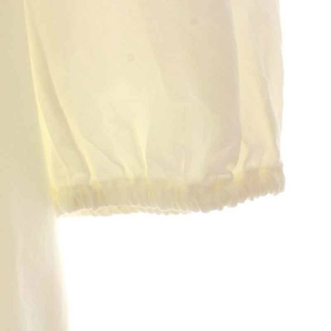 mina perhonen(ミナペルホネン)のミナペルホネン vesi ブラウス カットソー 半袖 レース 38 M 白 レディースのトップス(シャツ/ブラウス(半袖/袖なし))の商品写真