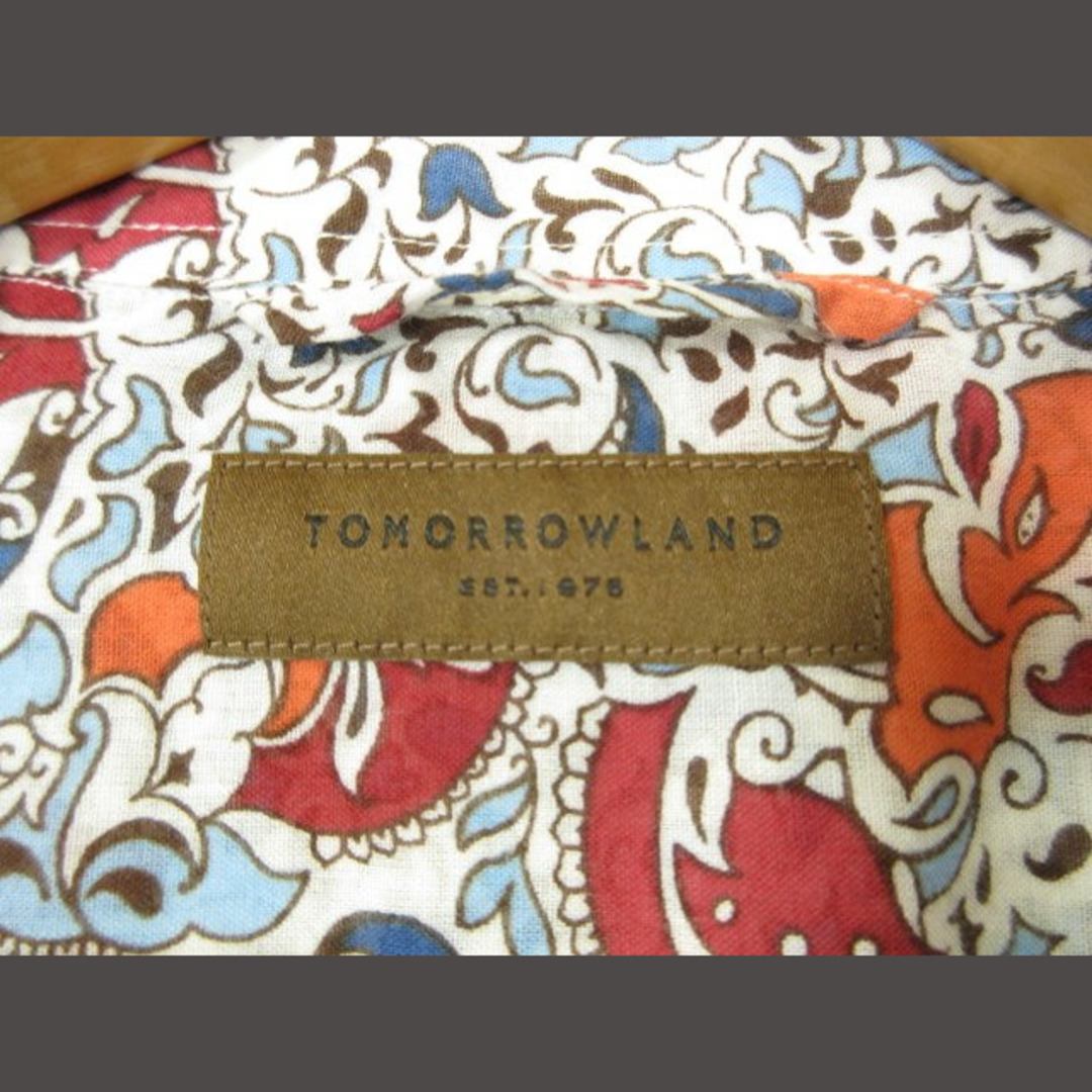 TOMORROWLAND(トゥモローランド)のTOMORROWLAND シャツ 開襟シャツ ペイズリー柄 マルチカラー L  メンズのトップス(シャツ)の商品写真