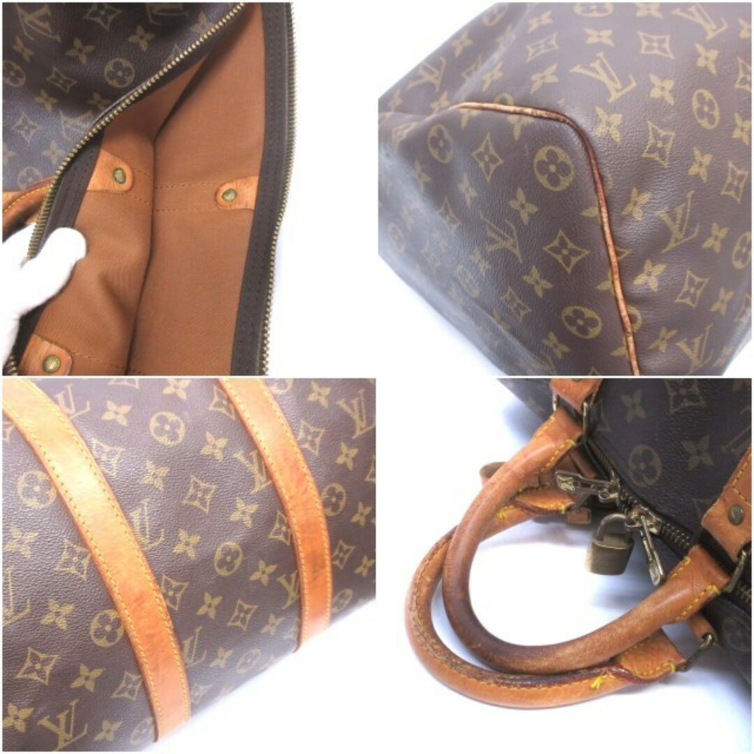 LOUIS VUITTON(ルイヴィトン)のルイヴィトン モノグラム キーポル 45 ボストンバッグ 茶色 M41428 メンズのバッグ(ボストンバッグ)の商品写真