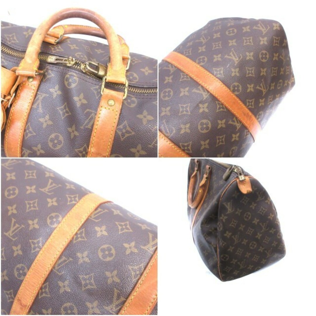 LOUIS VUITTON(ルイヴィトン)のルイヴィトン モノグラム キーポル 45 ボストンバッグ 茶色 M41428 メンズのバッグ(ボストンバッグ)の商品写真