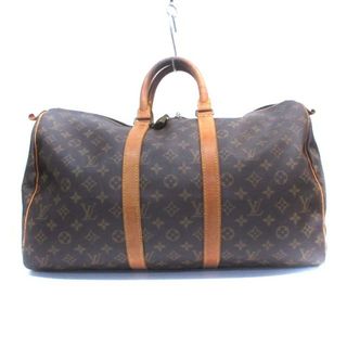 ルイヴィトン(LOUIS VUITTON)のルイヴィトン モノグラム キーポル 45 ボストンバッグ 茶色 M41428(ボストンバッグ)