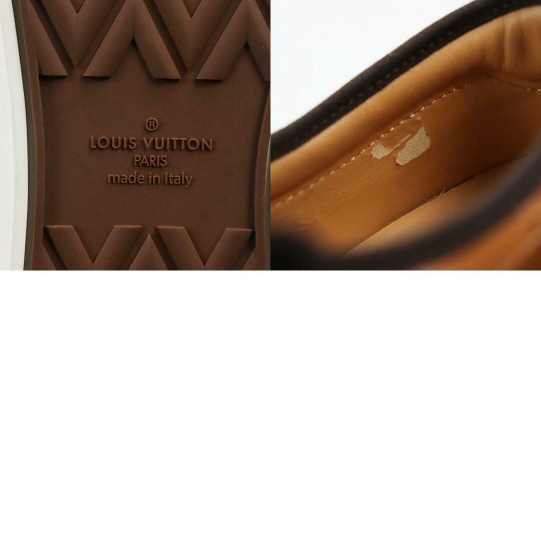 LOUIS VUITTON(ルイヴィトン)の未使用品●LOUIS VUITTON ルイヴィトン トロカデロライン クロコダイルレザー ローカットスニーカー ブルー ブラウン 8.5 イタリア製 メンズ メンズの靴/シューズ(スニーカー)の商品写真