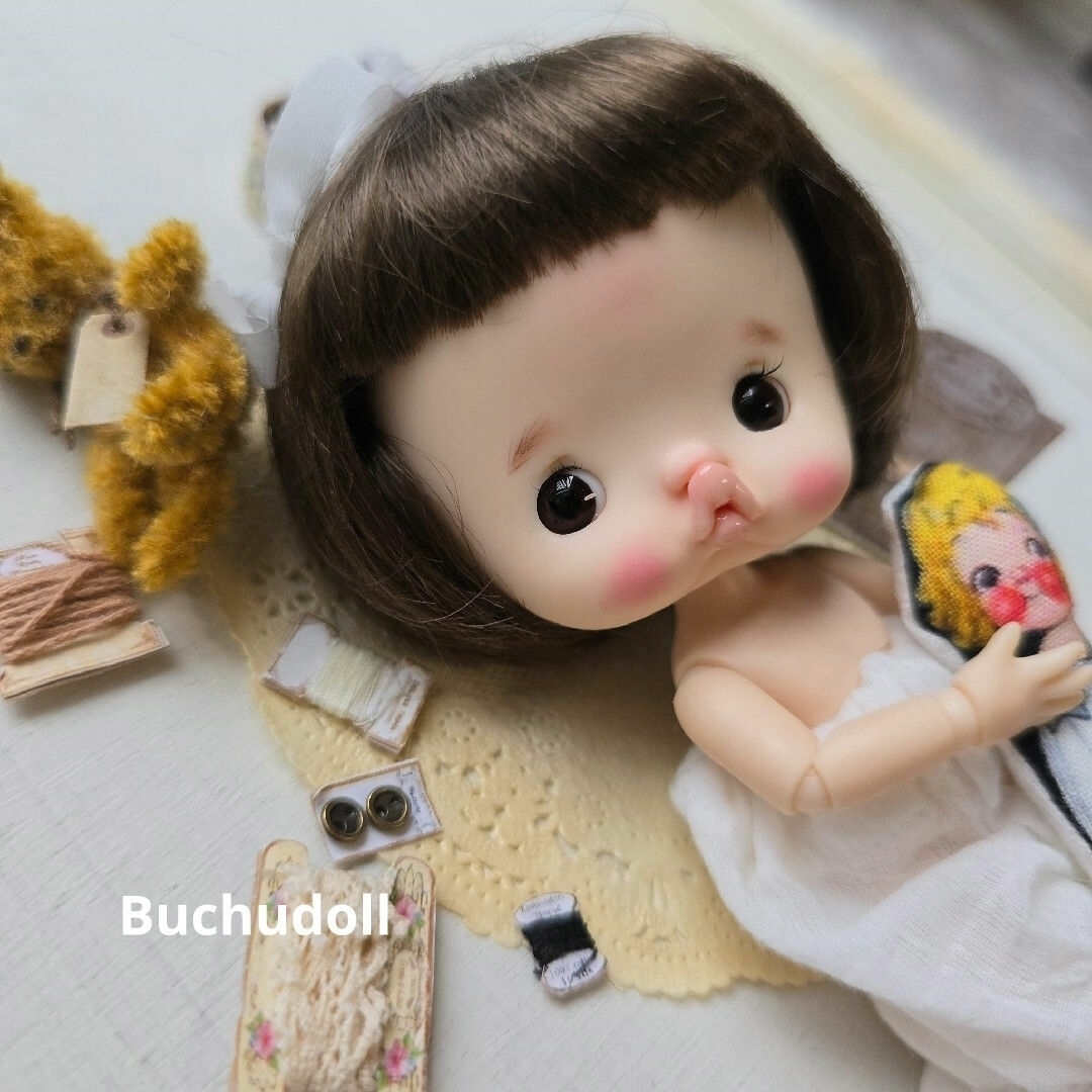 ＊miumoe＊&⑪Buchudoll　ぶちゅドール ハンドメイドのぬいぐるみ/人形(人形)の商品写真