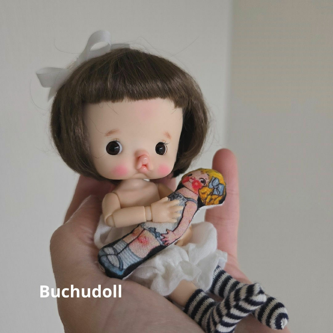 ＊miumoe＊&⑪Buchudoll　ぶちゅドール ハンドメイドのぬいぐるみ/人形(人形)の商品写真