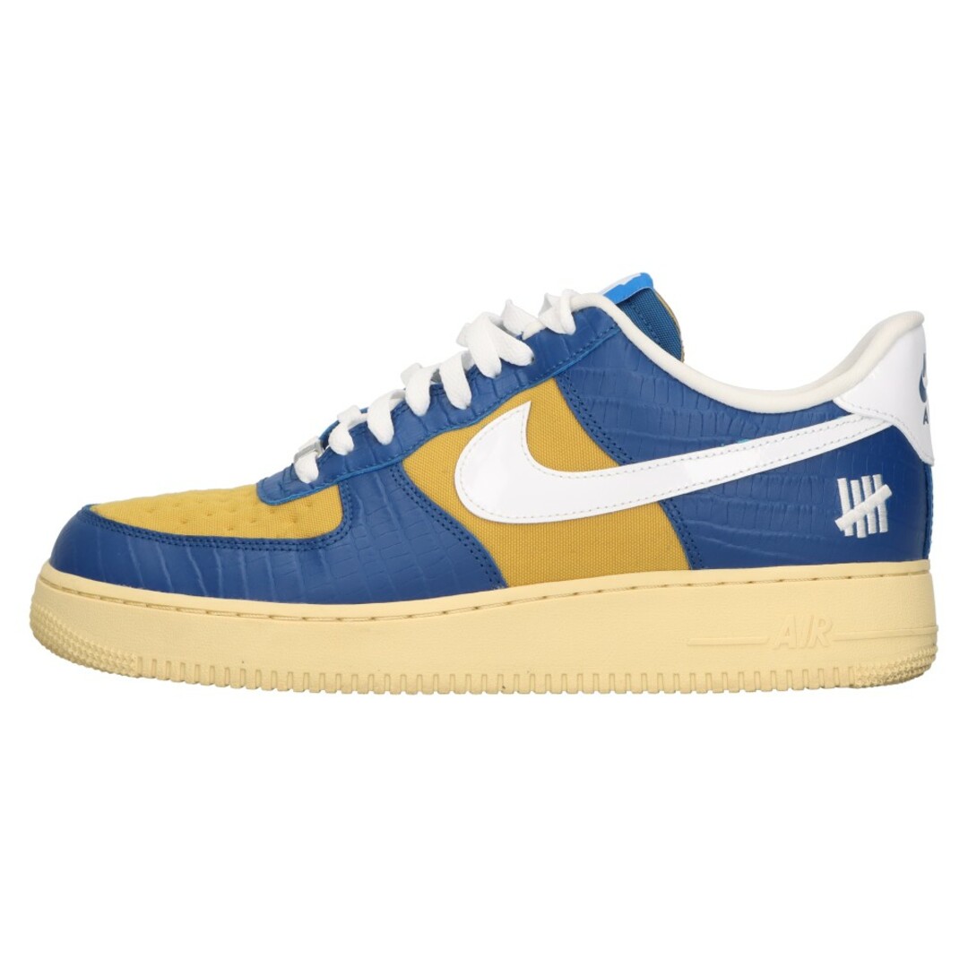 NIKE(ナイキ)のNIKE ナイキ ×UNDEFEATED AIR FORCE 1 LOW SP 5 ON IT DM8462-400 アンディフィーティド エアフォースワン ローカットスニーカー US10.5/28.5cm ブルー/イエロー メンズの靴/シューズ(スニーカー)の商品写真