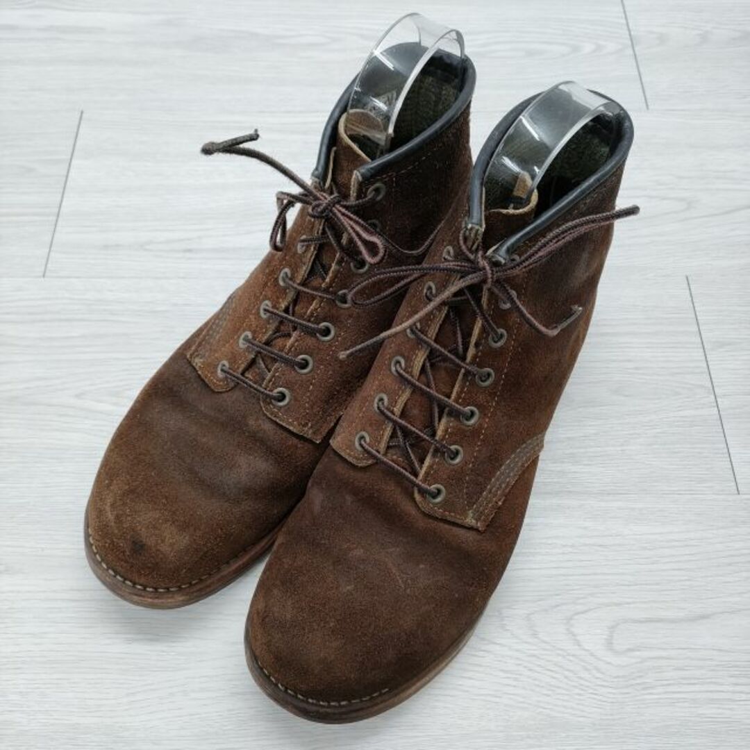 Nigel Cabourn/RED WING マンソンブーツ 4618 HARRIS TWEED ハリスツイード 28cm ブーツ ブラウン メンズ ナイジェルケーボン/レッドウィング【中古】4-0413T◎ メンズの靴/シューズ(ブーツ)の商品写真