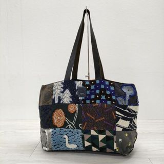 ミナペルホネン(mina perhonen)のmina perhonen piece bag pi0001 パッチワーク プリント ジャガード 刺繍 トートバッグ 多色 レディース ミナペルホネン【中古】4-0413G◎(トートバッグ)