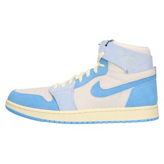 ナイキ(NIKE)のNIKE ナイキ WMNS AIR JORDAN 1 ZOOM CMFT 2 DV1305-004 ウィメンズ エアジョーダン1 ズームコンフォート ハイカットスニーカー US12/29cm ホワイト/ブルー(スニーカー)