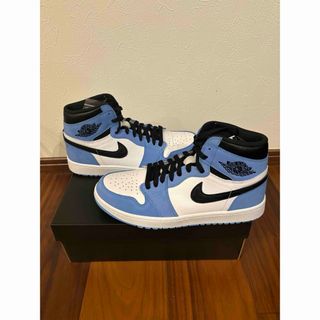 ナイキ(NIKE)のNikeAir Jordan1High Golf University Blue(スニーカー)