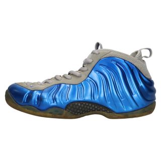 ナイキ(NIKE)のNIKE ナイキ AIR FOAMPOSITE ONE GAME ROYAL エアフォームポジットワン ゲームロイヤル ローカットスニーカー ブルー/グレー US10/28.0cm 314996-401(スニーカー)