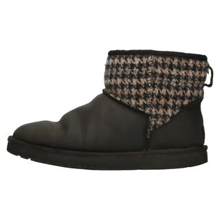 アグ(UGG)のUGG アグ CLASSIC MINI HOUNDSTOOTH クラシック ミニ ハウンドトゥース ムートンブーツ ブラック(ブーツ)