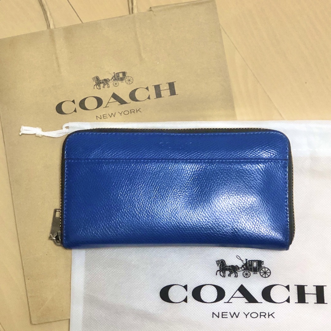 【GWセール！5,000円】Coach コーチ　レザー長財布　メンズ メンズのファッション小物(長財布)の商品写真