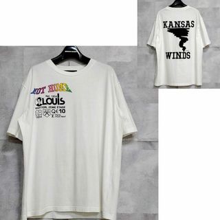 極美品 XL ルイヴィトン 19ss カンザスウィンド Tシャツ 白 イタリア製