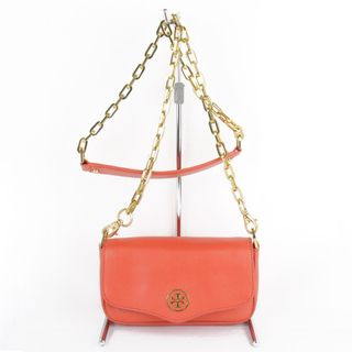 トリーバーチ(Tory Burch)の良品『USED』 Tory Burch トリーバーチ ショルダーバッグ レザー オレンジ【中古】(ショルダーバッグ)