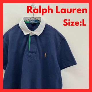 ラルフローレン(Ralph Lauren)の【即日発送】 ポロ ラルフローレン　鹿子ポロ　ラガーシャツ　メンズ　L(ポロシャツ)