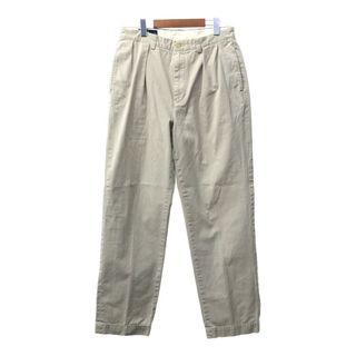 ポロラルフローレン(POLO RALPH LAUREN)の90年代 Polo by Ralph Lauren ポロ ラルフローレン ANDREW PANT 2タック チノパンツ ポロチノ ベージュ (メンズ W33 L32) 中古 古着 Q4243(その他)