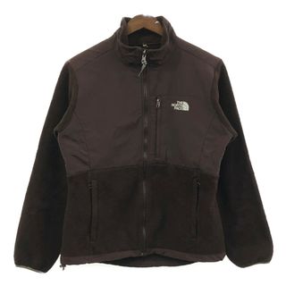 ザノースフェイス(THE NORTH FACE)のTHE NORTH FACE ノースフェイス Denali デナリ フリースジャケット POLARTEC アウトドア ブラウン (レディース L) 中古 古着 Q4266(その他)