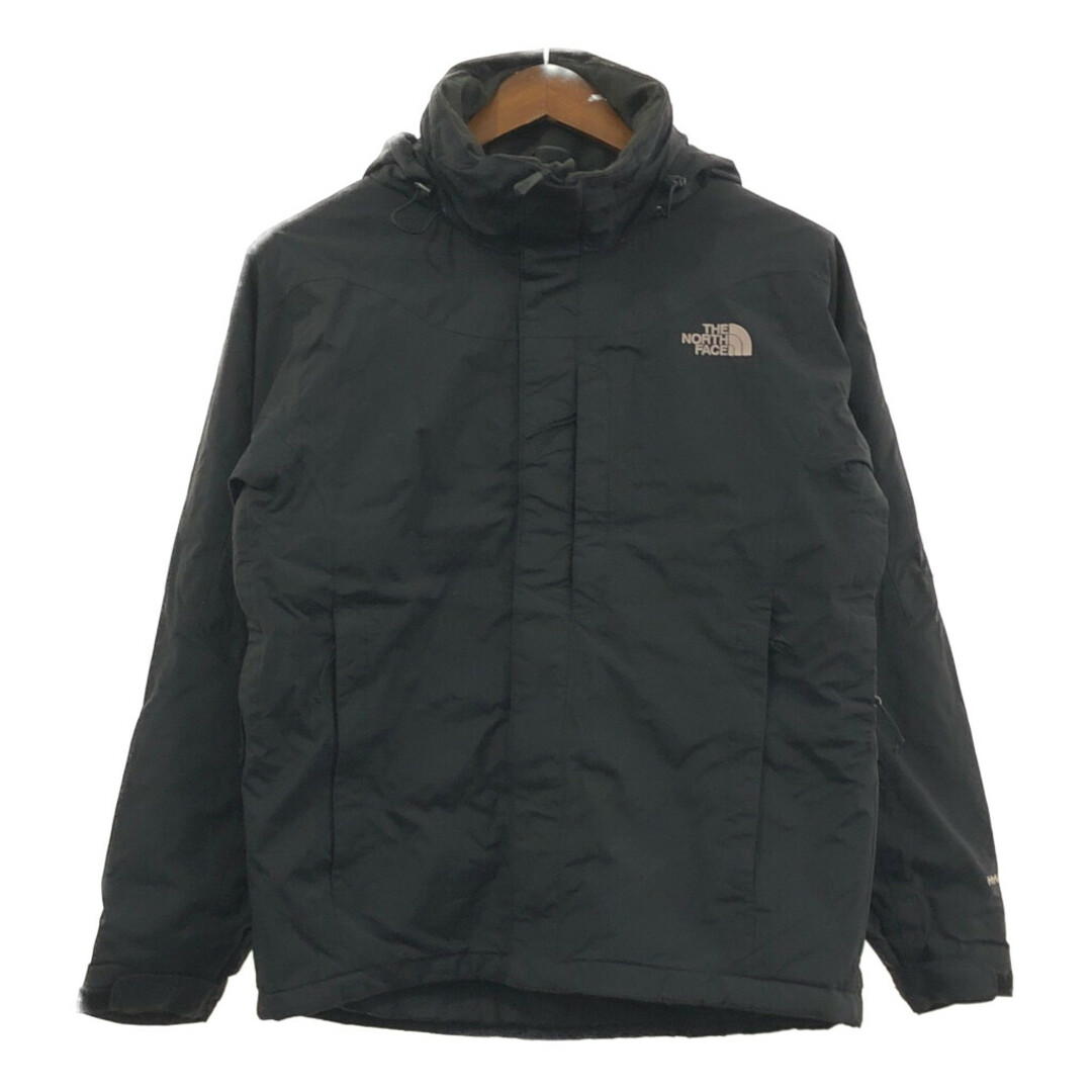 THE NORTH FACE(ザノースフェイス)のTHE NORTH FACE ノースフェイス HYVENT マウンテンパーカー アウトドア 防水 ブラック (メンズ S) 中古 古着 Q4272 メンズのジャケット/アウター(マウンテンパーカー)の商品写真