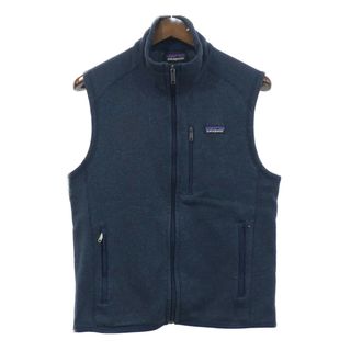 パタゴニア(patagonia)のpatagonia パタゴニア ベターセーター フリースベスト アウトドア ワンポイント ネイビー (レディース) 中古 古着 Q4281(その他)