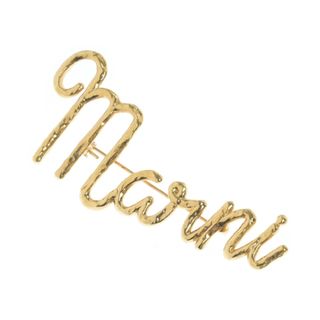 マルニ(Marni)のMARNI マルニ ブローチ・コサージュ - ゴールド 【古着】【中古】(ブローチ/コサージュ)