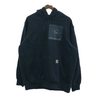 carhartt - Carhartt カーハート 企業ロゴ スウェット パーカー ワーク ブラック (メンズ XL) 中古 古着 Q4284