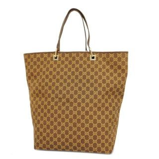 グッチ(Gucci)の【4hd4555】グッチ トートバッグ/GGキャンバス/002 1097/キャンバス/ブラウン/シャンパンゴールド金具 【中古】 レディース(トートバッグ)