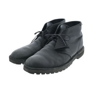 クラークス(Clarks)のclarks クラークス ブーツ 9 1/2(27.5cm位) 黒 【古着】【中古】(ブーツ)