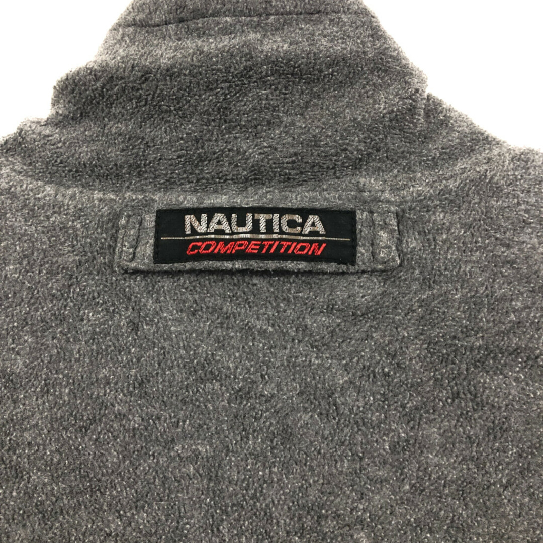 NAUTICA(ノーティカ)のNAUTICA ノーティカ リバーシブル フリースジャケット ワンポイント レッド (メンズ M) 中古 古着 Q4297 メンズのジャケット/アウター(その他)の商品写真