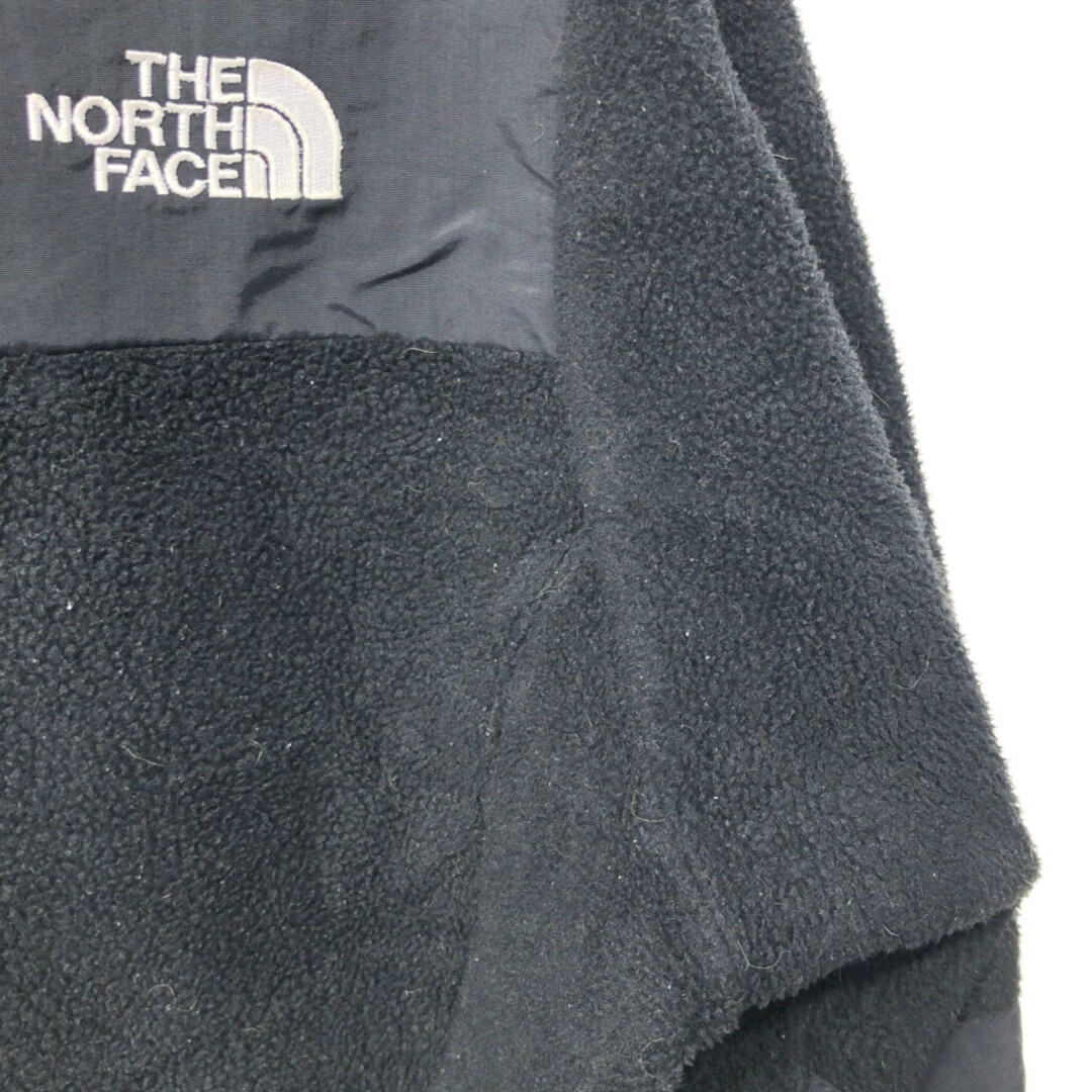 THE NORTH FACE(ザノースフェイス)のTHE NORTH FACE ノースフェイス Denali デナリ フリースジャケット POLARTEC アウトドア ブラック (レディース L) 中古 古着 Q4307 レディースのジャケット/アウター(その他)の商品写真