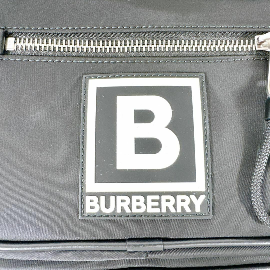 BURBERRY(バーバリー)のBURBERRY パディ Bロゴ ショルダーバッグ ボディバッグ ブラック メンズのバッグ(ボディーバッグ)の商品写真