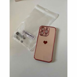 シーイン(SHEIN)の未使用品 iPhone 14Pro ソフト ケース ピンク SHEIN(iPhoneケース)