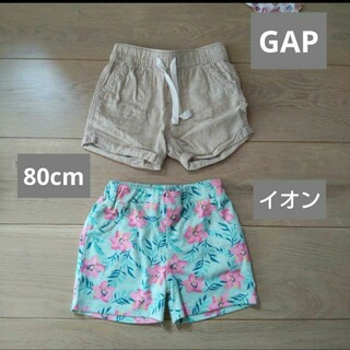 ベビーギャップ(babyGAP)のショートパンツ　短パン　80cm まとめ売り(パンツ)