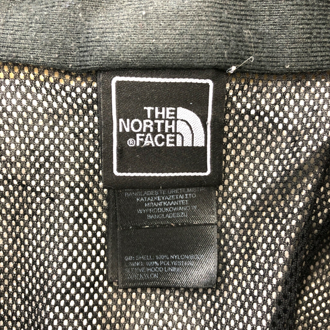 THE NORTH FACE(ザノースフェイス)のTHE NORTH FACE ノースフェイス HYVENT ナイロン マウンテンパーカー アウトドア ワンポイント ブラック (レディース S) 中古 古着 Q4321 レディースのジャケット/アウター(その他)の商品写真