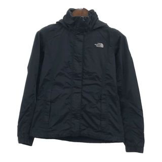 ザノースフェイス(THE NORTH FACE)のTHE NORTH FACE ノースフェイス HYVENT ナイロン マウンテンパーカー アウトドア ワンポイント ブラック (レディース S) 中古 古着 Q4321(その他)