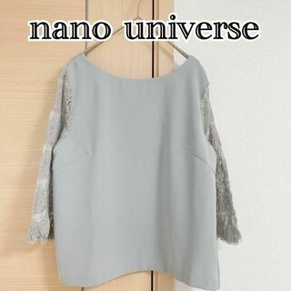 ナノユニバース　nano universe　七分袖ブラウス　カットソー