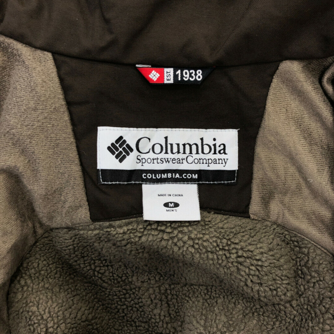 Columbia(コロンビア)のColumbia コロンビア 中綿 スキージャケット マウンテンパーカー アウトドア スノースポーツ ブラウン (メンズ M) 中古 古着 Q4319 メンズのジャケット/アウター(その他)の商品写真