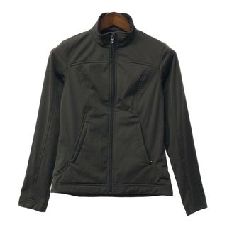 パタゴニア(patagonia)のpatagonia パタゴニア ソフトシェル フリースジャケット アウトドア キャンプ グレー (レディース S) 中古 古着 Q4320(その他)