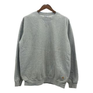 カーハート(carhartt)のCarhartt カーハート スウェット トレーナー ワーク 無地 グレー (メンズ L) 中古 古着 Q4328(スウェット)