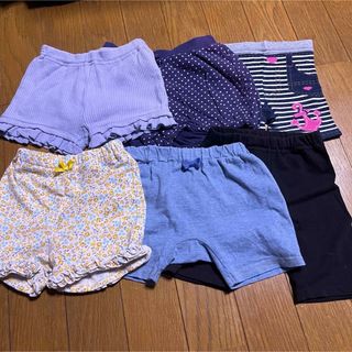 プティマイン(petit main)のbaiya80ショートパンツズボン短パン女の子まとめ売りベビーキッズ子供服春夏(パンツ)