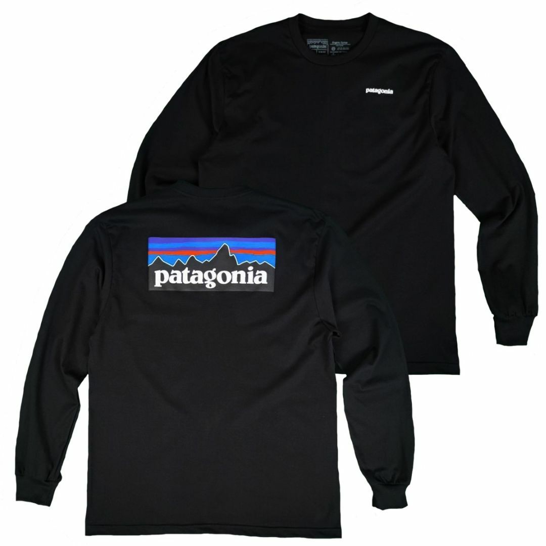 patagonia  パタゴニア　長袖　Tシャツ　ロンT　黒　Mサイズ メンズのトップス(Tシャツ/カットソー(七分/長袖))の商品写真