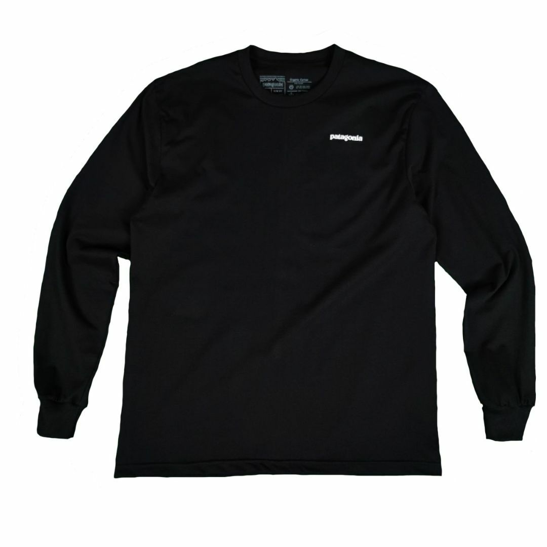 patagonia  パタゴニア　長袖　Tシャツ　ロンT　黒　Mサイズ メンズのトップス(Tシャツ/カットソー(七分/長袖))の商品写真