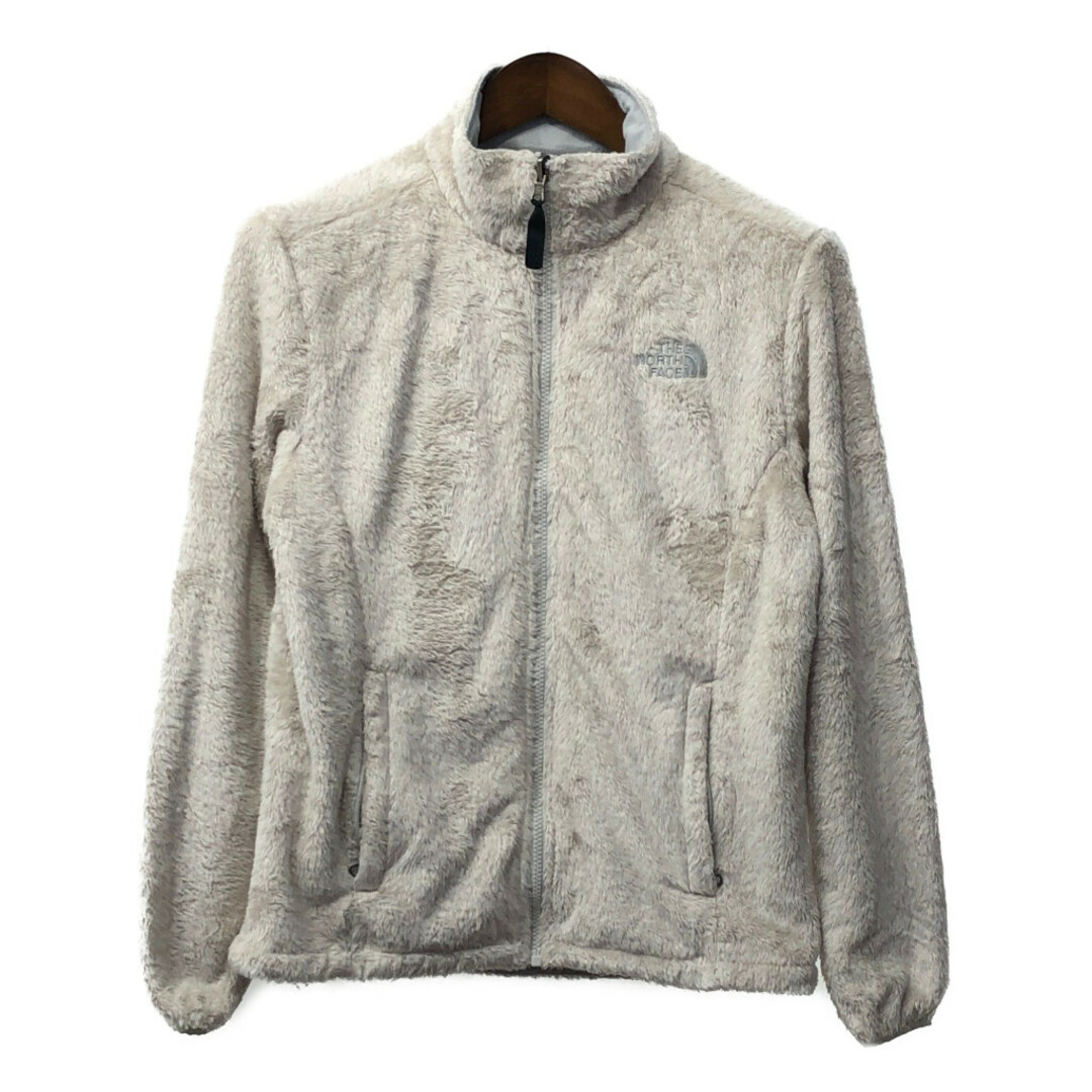 THE NORTH FACE(ザノースフェイス)のTHE NORTH FACE ノースフェイス ボアフリースジャケット アウトドア ホワイト (レディース M) 中古 古着 Q4354 レディースのジャケット/アウター(その他)の商品写真