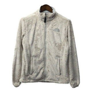 ザノースフェイス(THE NORTH FACE)のTHE NORTH FACE ノースフェイス ボアフリースジャケット アウトドア ホワイト (レディース M) 中古 古着 Q4354(その他)