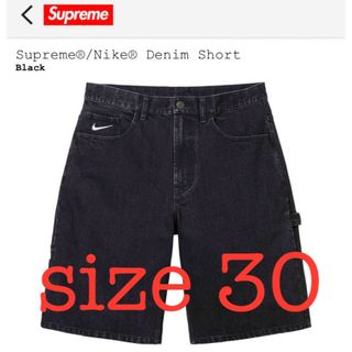 【黒30】Supreme / Nike Denim Short デニム