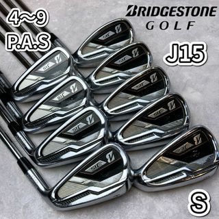 ブリヂストン(BRIDGESTONE)のBRIDGESTONE GOLF J15 アイアン９本　メンズ　右利き用　S(クラブ)