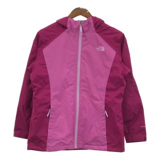 ザノースフェイス(THE NORTH FACE)のTHE NORTH FACE ノースフェイス DRYVENT マウンテンパーカー アウトドア ピンク (ガールズ XL) 中古 古着 Q4367(ナイロンジャケット)