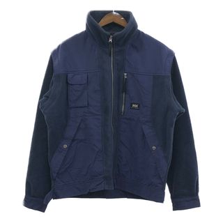 HELLY HANSEN - 90年代 HELLY HANSEN ヘリーハンセン デタッチャブル フリースジャケット アウトドア ワンポイント パープル (メンズ L) 中古 古着 Q4388