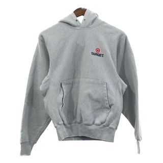 チャンピオン(Champion)の2000年代～ Champion チャンピオン REVERSE WEAVE リバースウィーブ TARGET パーカー ライトグレー (メンズ M相当) 中古 古着 Q4399(パーカー)