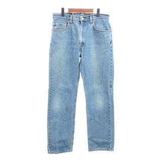 リーバイス(Levi's)の90年代 Levi's リーバイス 505 デニムパンツ アメカジ ブルー (メンズ W33 L30) 中古 古着 Q4405(デニム/ジーンズ)