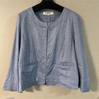 N.Natural beauty basic - ナチュラルビューティーベーシック　ノーカラージャケット　Lサイズ